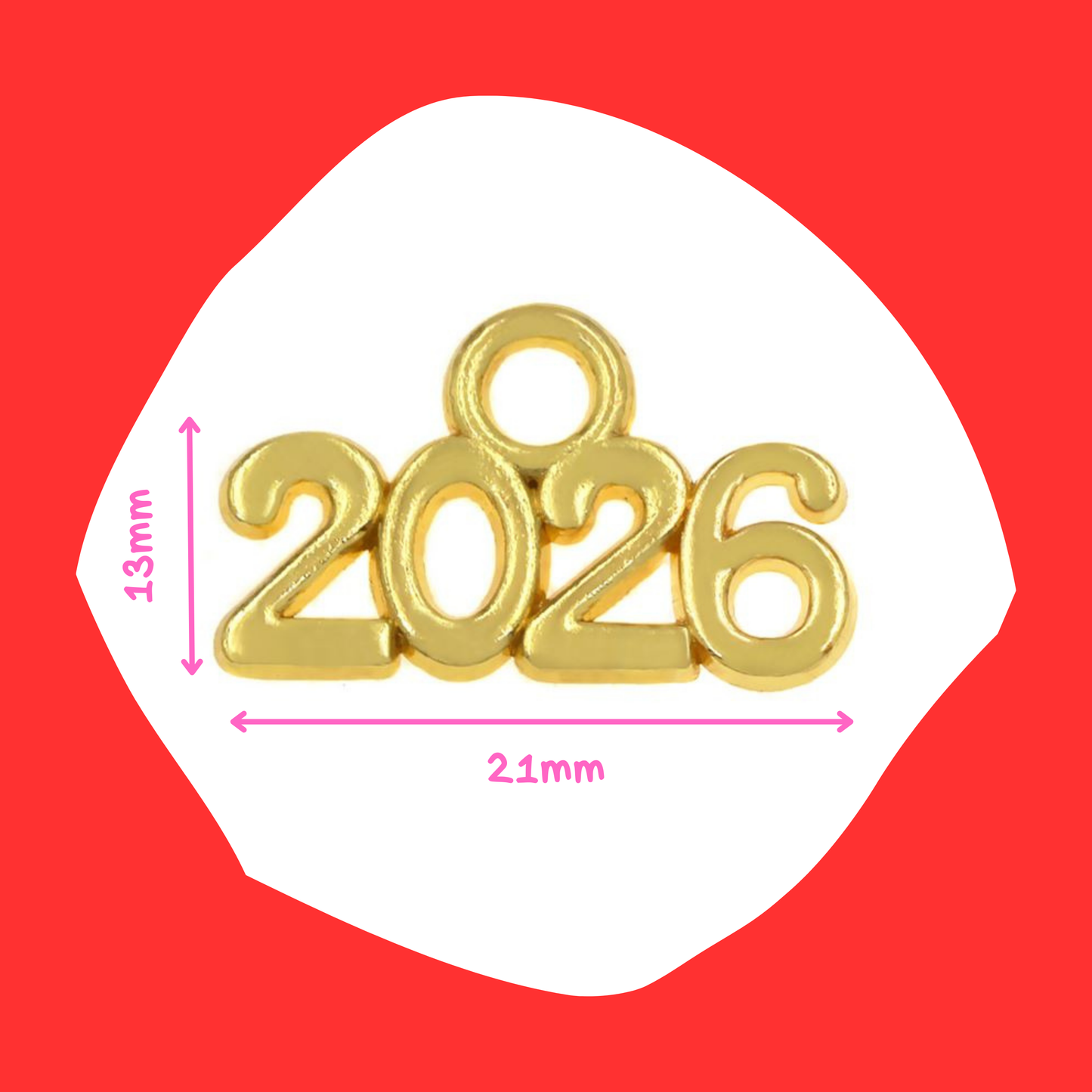 Χειροποίητο Χριστουγεννιάτικο Κεραμικό Στολίδι Κόκκινο Αλογάκι Lucky Year (Τυχερή Χρονιά)