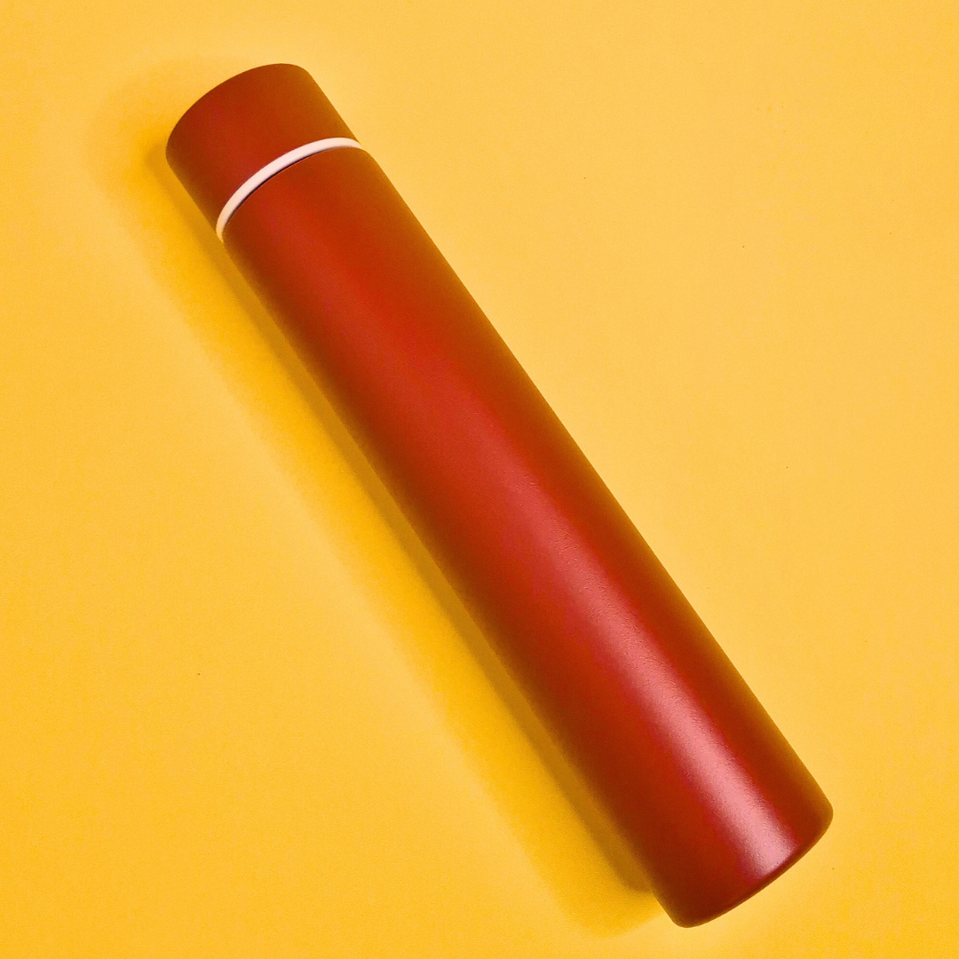 Μπουκάλι Θερμός Ανοξείδωτο Κεραμιδί 310ml