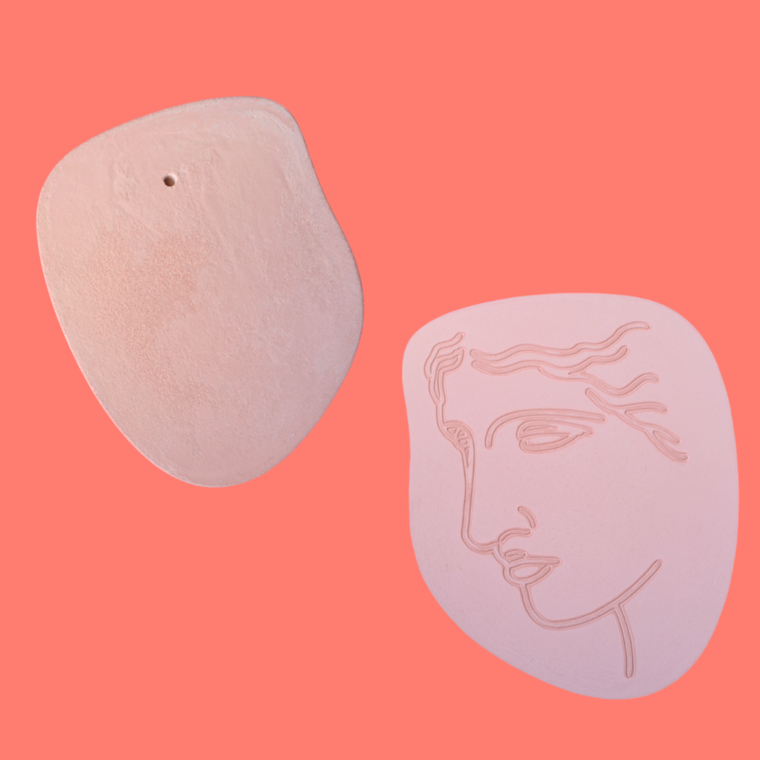 Concrete Χειροποίητο Διακοσμητικό Τοίχου Kallos Ροζ