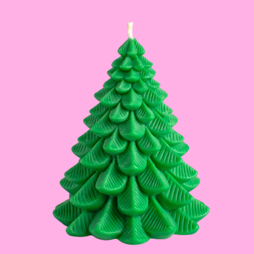 Χριστουγεννιάτικο Χειροποίητο Φυτικό Κερί Έλατο Oh Christmas Tree με Άρωμα Μελομακάρονο