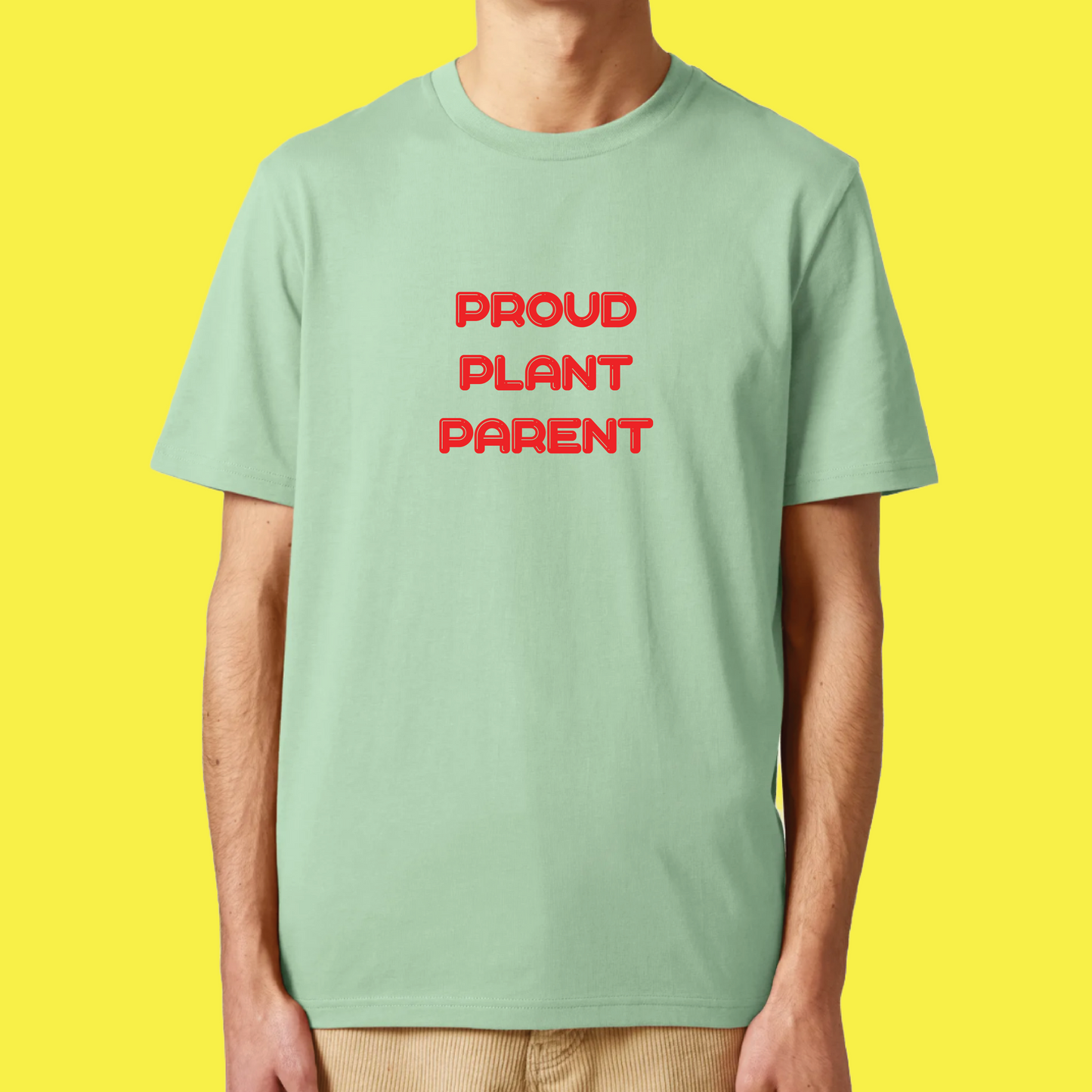 Proud Plant Parent T-shirt Unisex Off Πράσινο