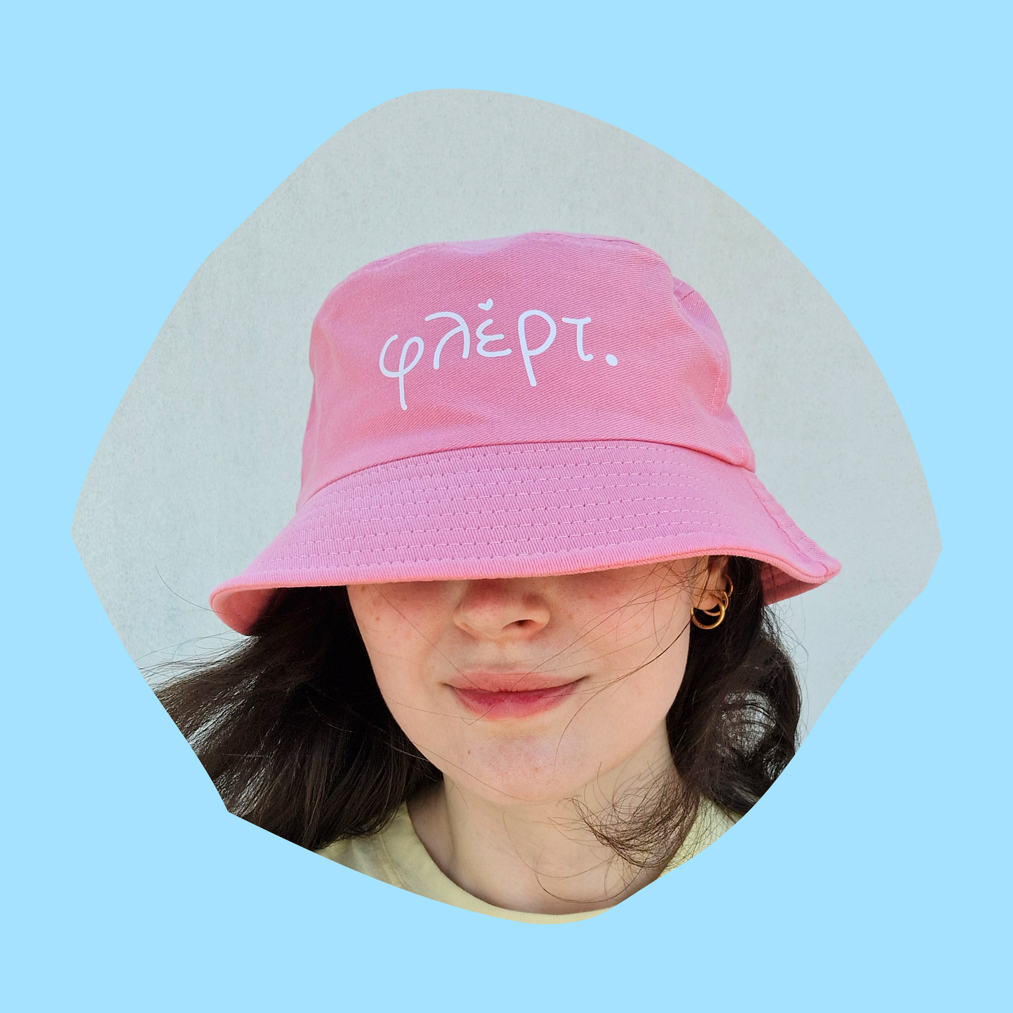 Ροζ Bucket Ηat Unisex Καπέλο Φλέρτ