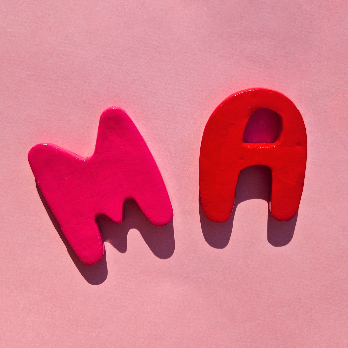 Χειροποίητο Κεραμικό Διακοσμητικό Μονόγραμμα 1τεμ.