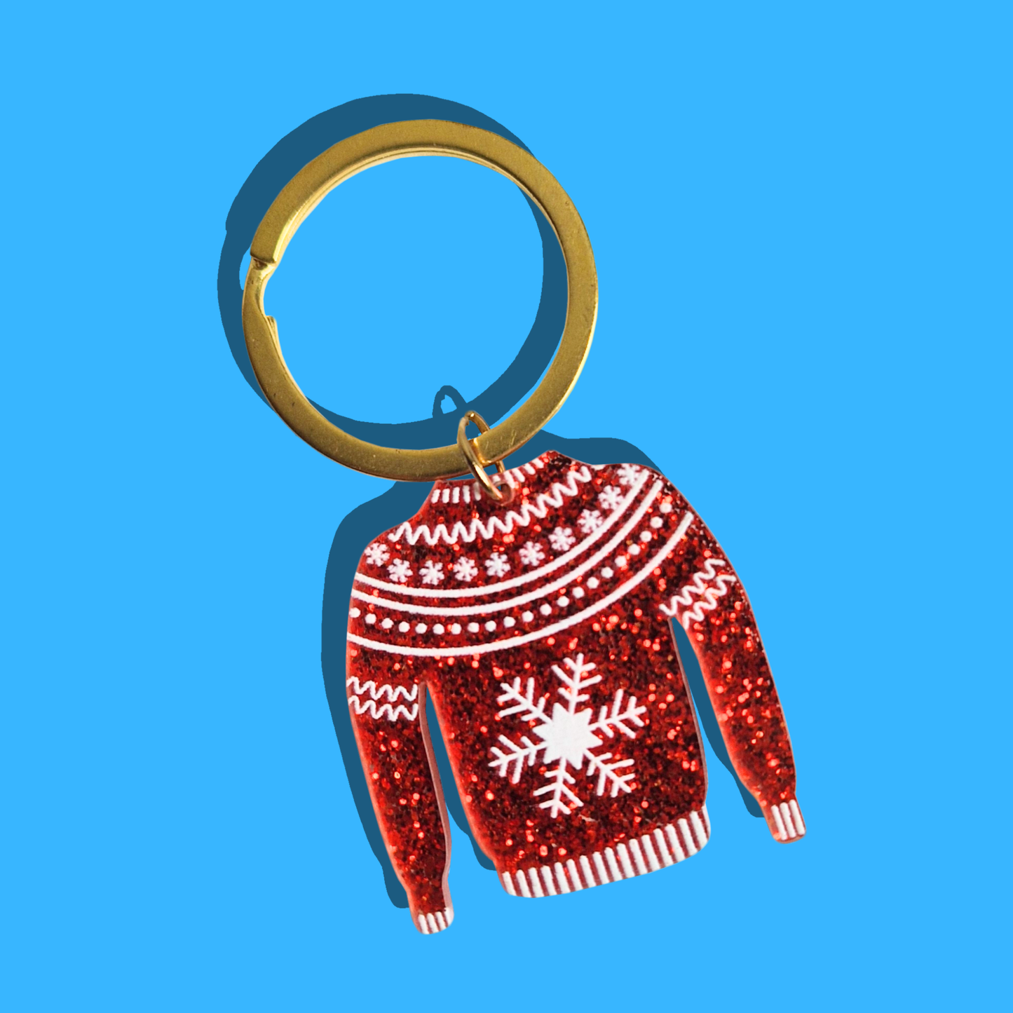 Χριστουγεννιάτικο Μπρελόκ με Κόκκινο Πουλόβερ