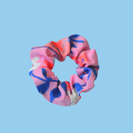 Scrunchie Σούρα Μαλλιών Pink Beetles