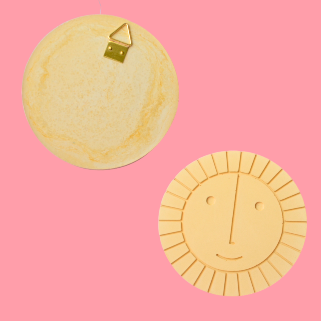 Concrete Χειροποίητο Διακοσμητικό Τοίχου Sun