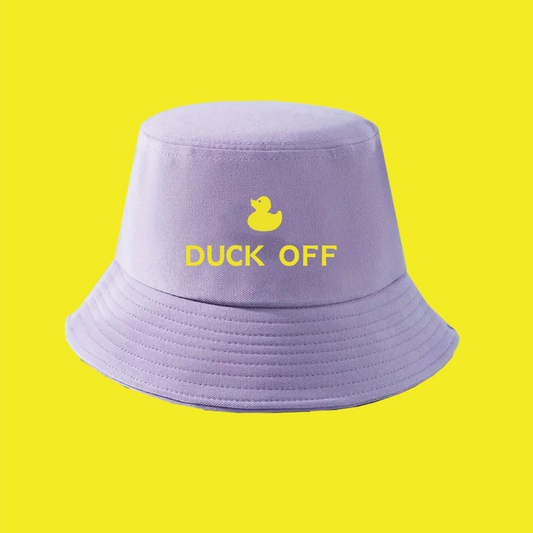Λιλά Bucket Hat Unisex Καπέλο Duck Off