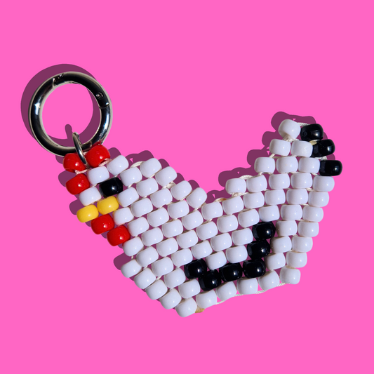 Μπρελόκ Τσάντας Χειροποίητο Custom από Χάντρες Κότα