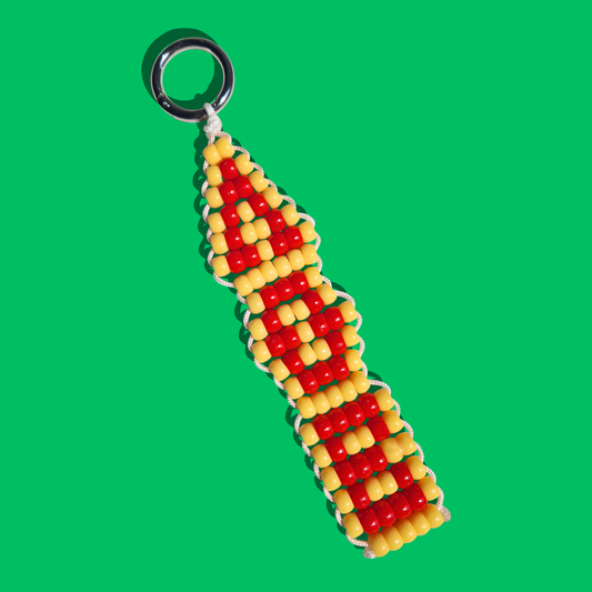 Μπρελόκ Τσάντας Χειροποίητο Custom από Χάντρες ΛΟΒ (Love)