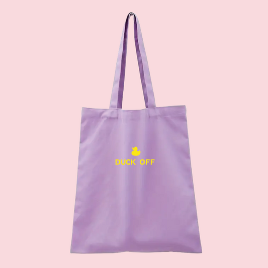 Υφασμάτινη Τσάντα Τote Bag Duck Off