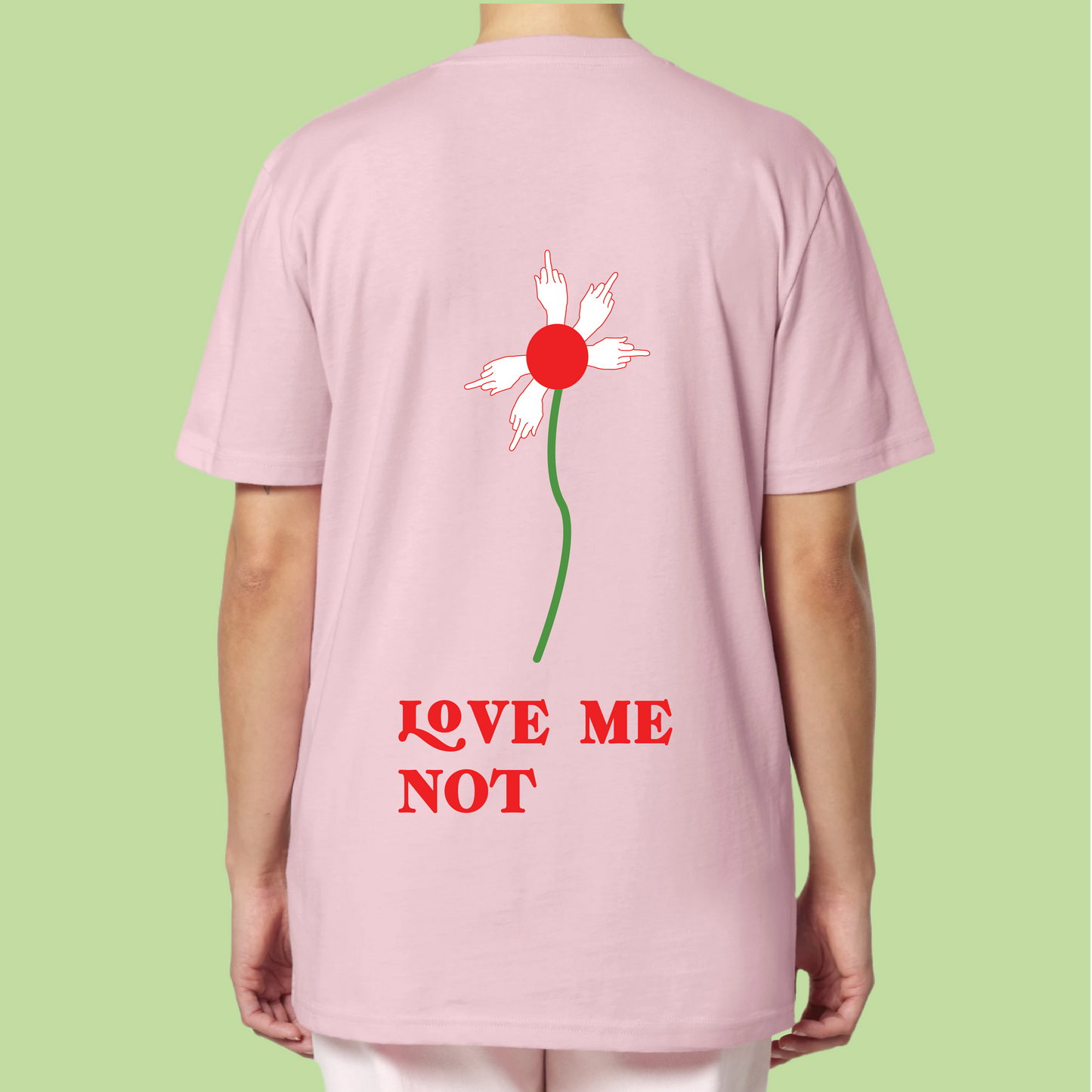Love Me...Love Me Not T-shirt Unisex Off Ροζ