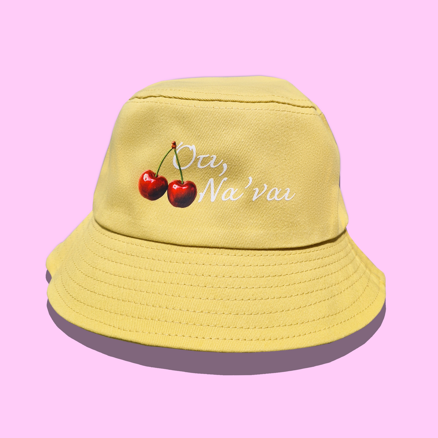 Κίτρινο Bucket Hat Καπέλο Ότι, Να'ναι