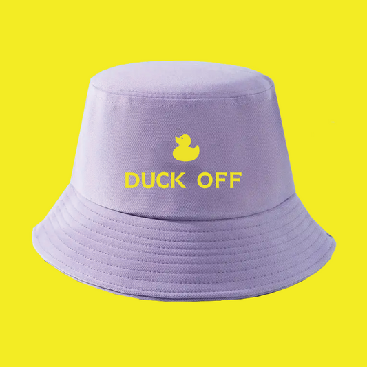 Λιλά Bucket Hat Unisex Καπέλο Duck Off