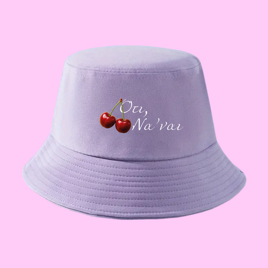 Λιλά Bucket Hat Unisex Καπέλο Ότι, Να'ναι