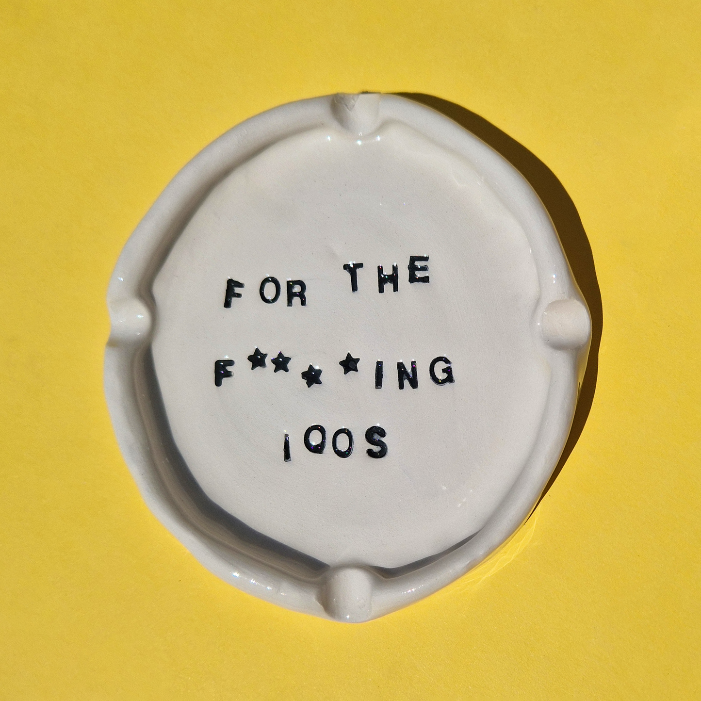 Lunatique Χειροποίητο Κεραμικό Tασάκι σε for the F***ing Iqos | Ζωγραφισμένο στο Χέρι
