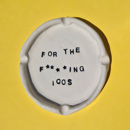 Lunatique Χειροποίητο Κεραμικό Tασάκι σε for the F***ing Iqos | Ζωγραφισμένο στο Χέρι