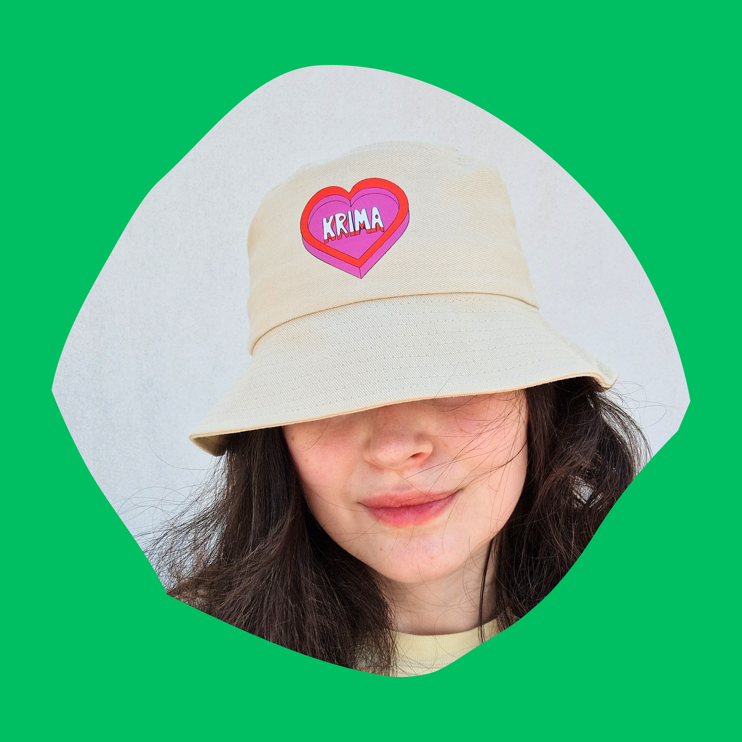 Μπεζ Bucket Ηat Καπέλο Krima - Κρίμα