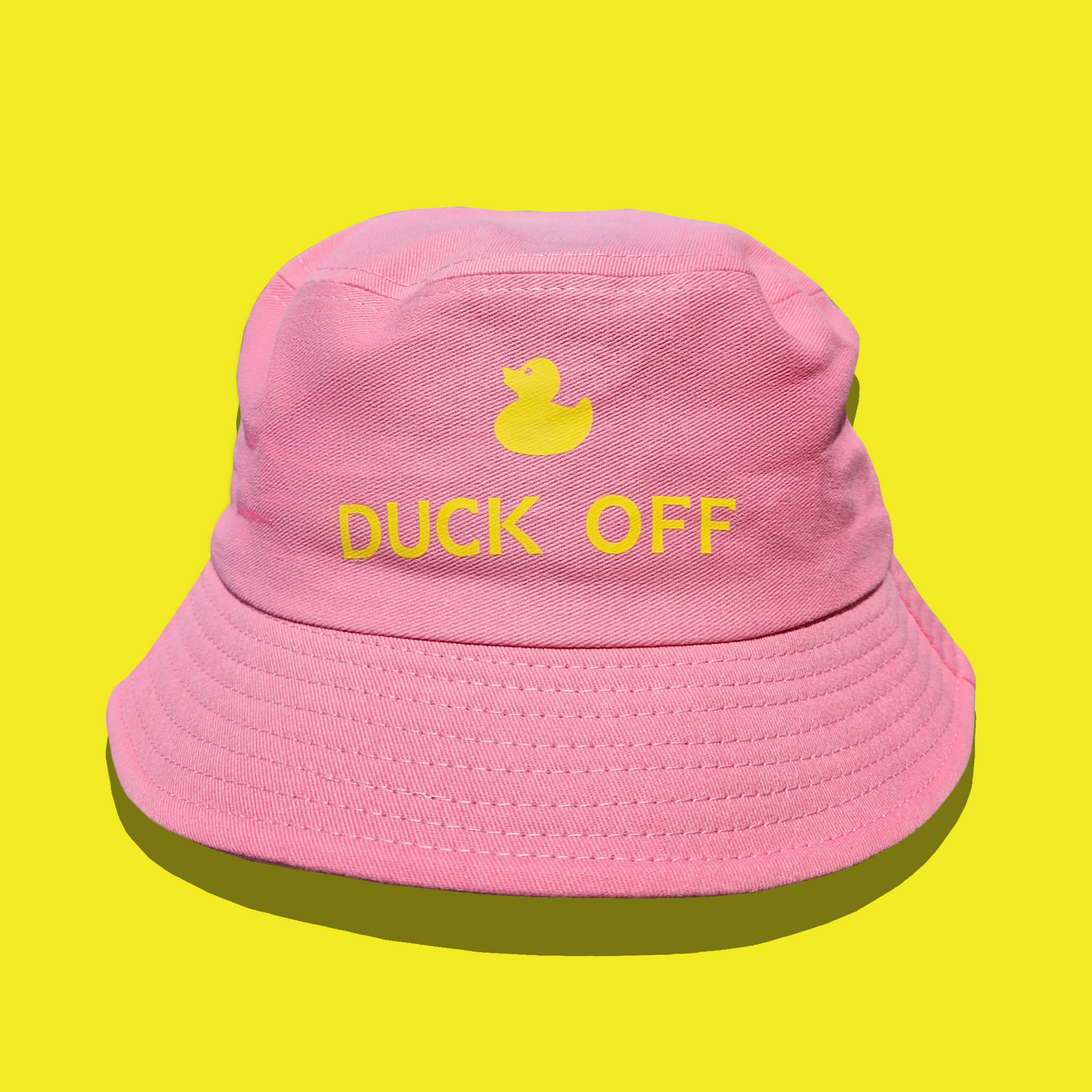 Ροζ Bucket Hat Unisex Καπέλο Duck Off