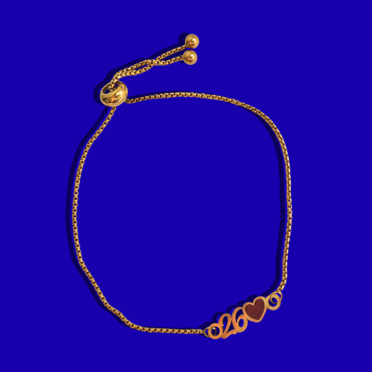 Χριστουγεννιάτικο Ατσάλινο Βραχιόλι Χεριού Καρδιά με σμάλτο Γούρι 26