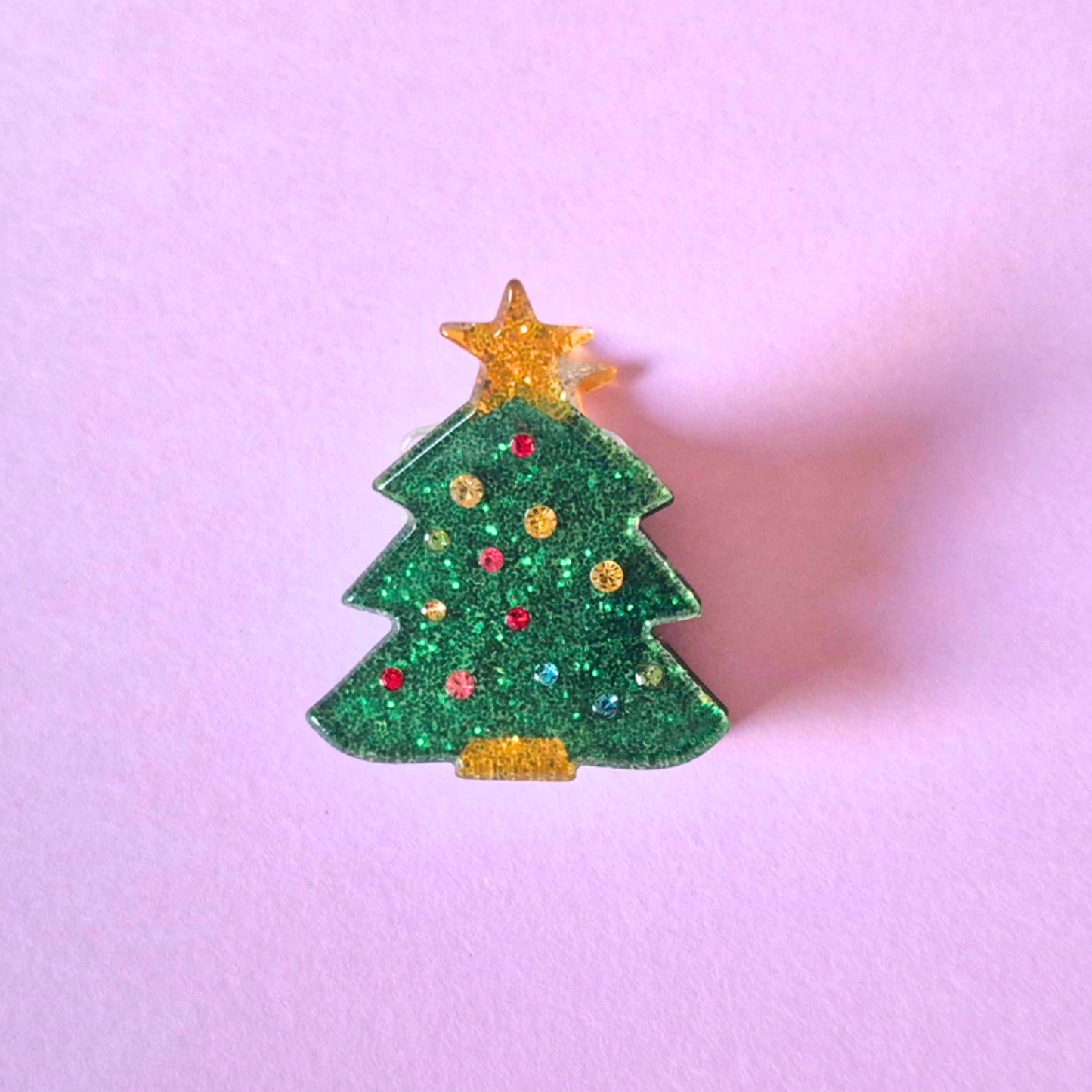 Χριστουγεννιάτικο Κλάμερ Μαλλιών Έλατο Christmas Tree