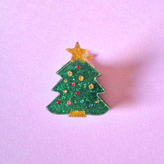 Χριστουγεννιάτικο Κλάμερ Μαλλιών Έλατο Christmas Tree